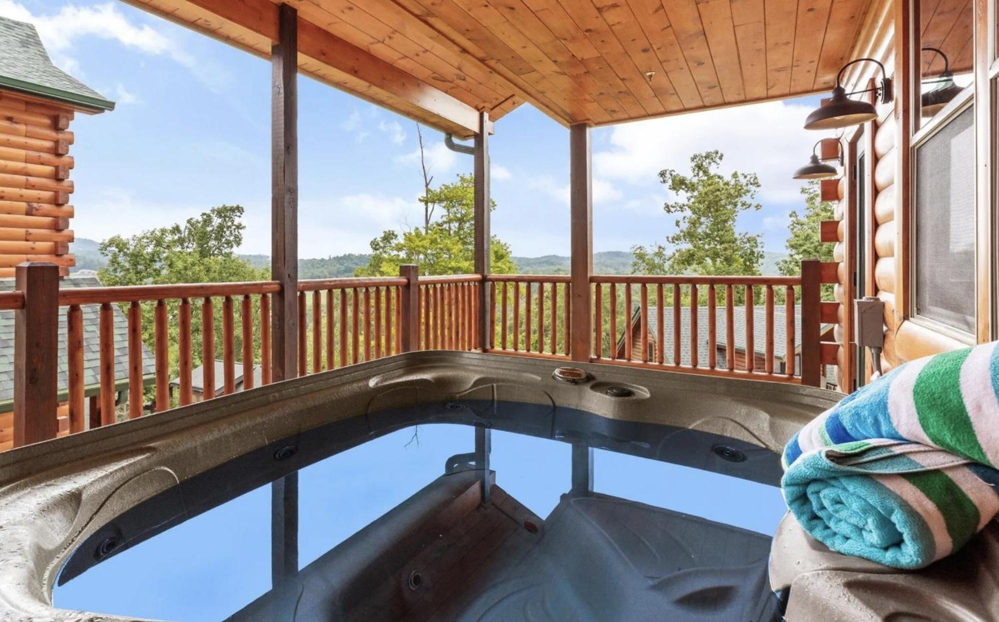 New Luxury Cabin With Indoor Pool, Hot Tub, & Theater Vila Pigeon Forge Exterior foto